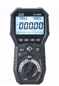 เครื่องวัดปริมาณไฟฟ้า cem dt-6505
